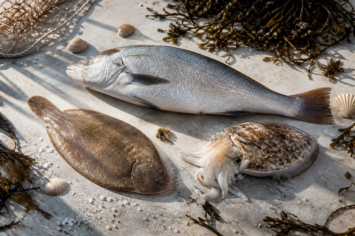 Poissons du bassin d'Arcachon : sole, maigre et seiche, ce que donnent les mois