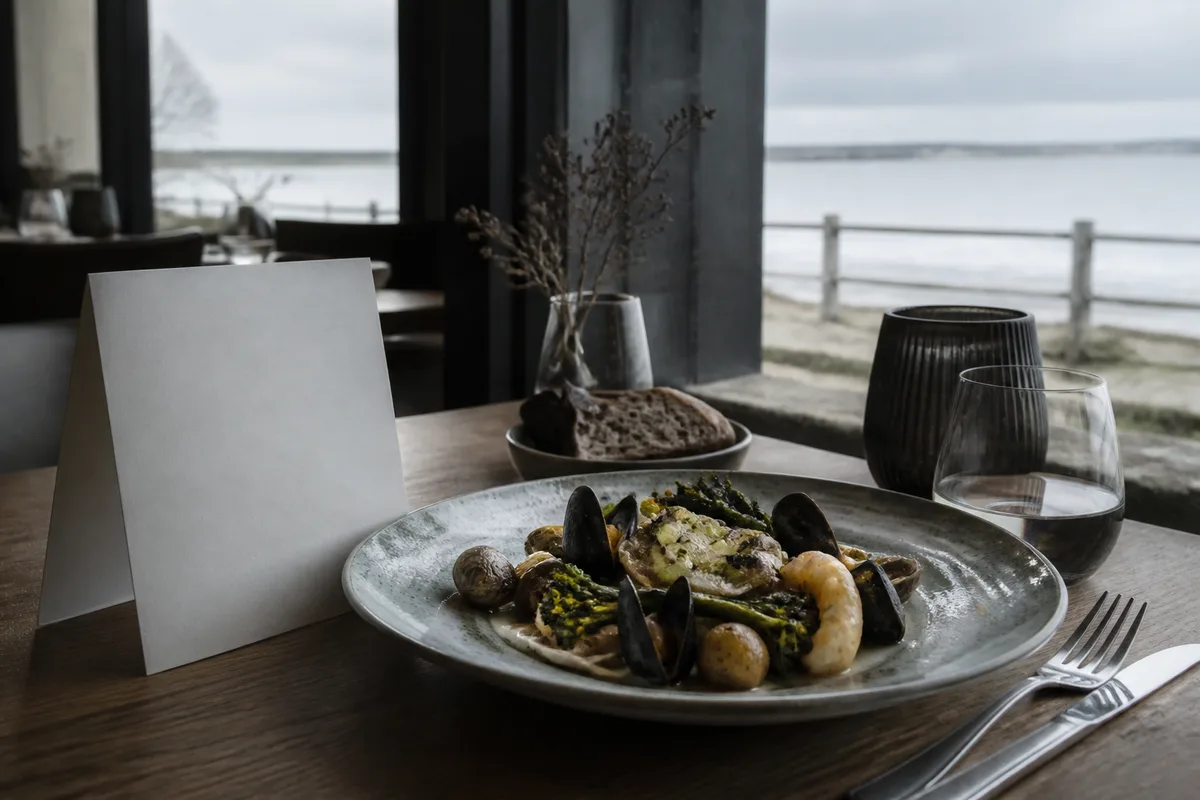 Lire une carte de restaurant à La Teste, la saison avant le décor